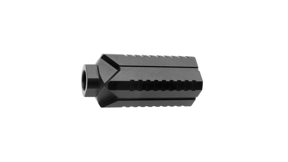 Tiger Rock Muzzle Diverter Steel Flash Can, AR 9, 1/2x36, Black, Small, MBQ9P-DVRT