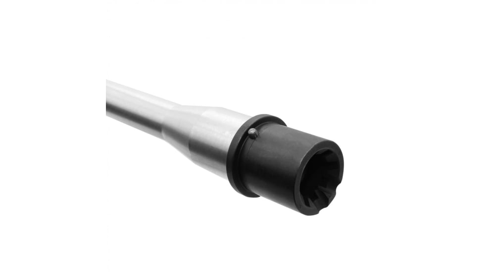 Tiger Rock Threaded Barrel, 5.56 NATO, 16in, Carbine Length, 1-8 Twist, 1/2x28 Thread Pitch, Stainless Steel, Silver, Large, BR168-S