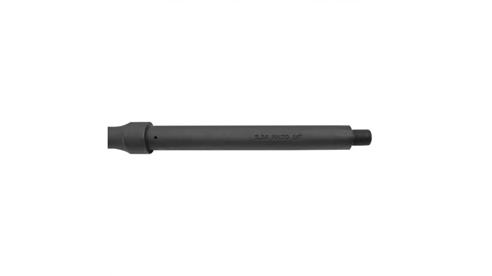 Tiger Rock Threaded Barrel, 5.56 NATO, 16in, Mid Length. 1-7 Twist, 1/2x28 Thread Pitch, Parkerized Finish, Black, Large, BR167-P