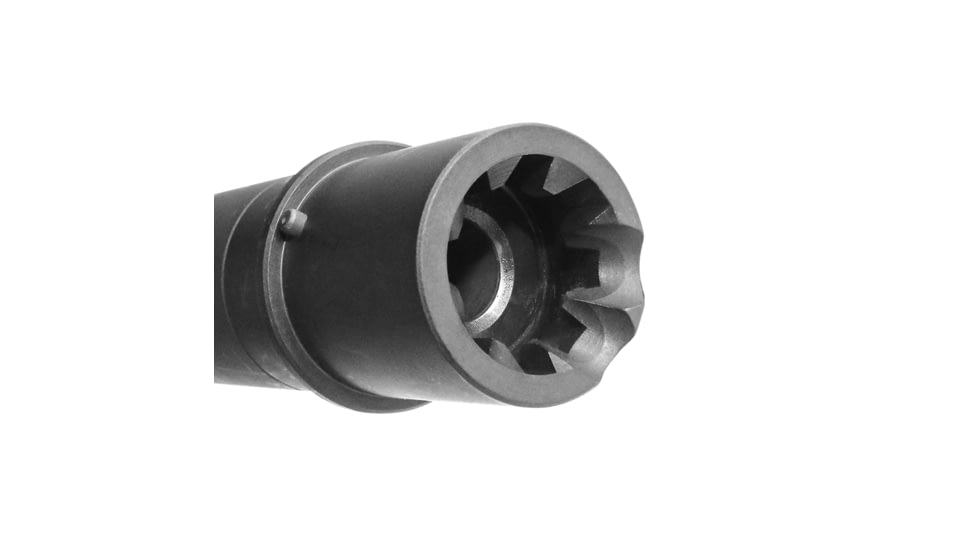 Tiger Rock Threaded Barrel, AR-10/LR-308 20in, Rifle Length 1-10 Twist, 5/8x24 Thread Pitch, Pakrized, Black, Large, BR308-20P