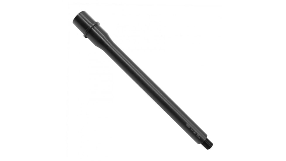 Tiger Rock Threaded Barrel, AR, 9mm 10.5in, 1-10 Twist, 1/2x36 Thread Pitch, Black Nitride Finish, Black, Medium, BR9-10