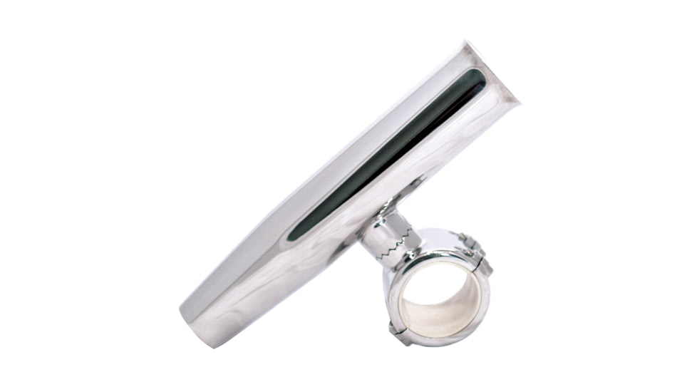 Tigress Polished SS Adjustable Clamp-On Rod Holder 1-1/4&quot; 63656
