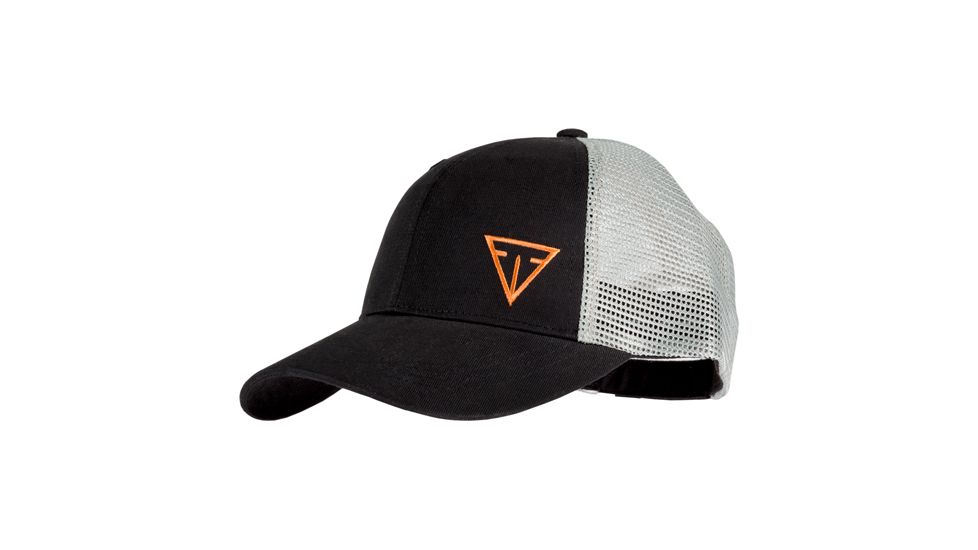 Tikka Cap W/tikka Offset Logo Cotton Mesh Back Black