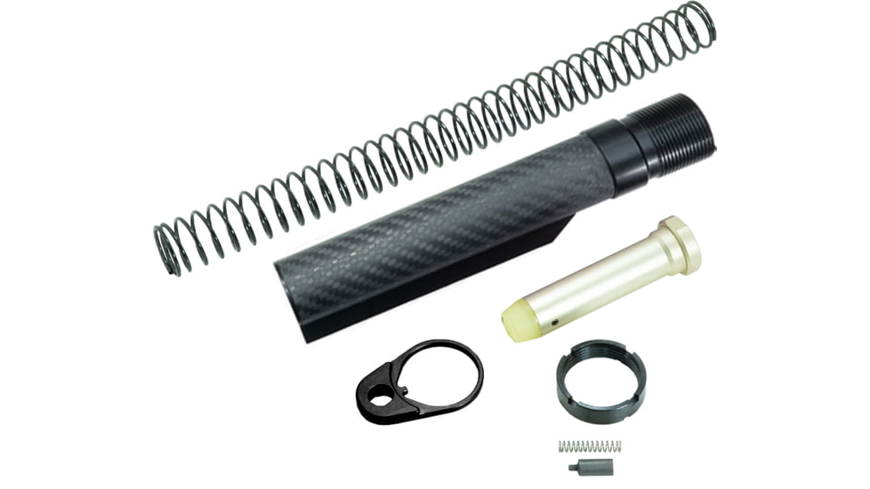 Timber Creek Enforcer Carbon Fiber Buffer Tube Kit, Black, CF BTK BL
