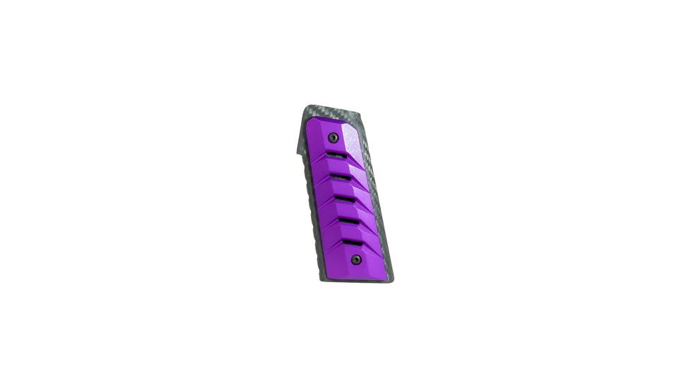 Timber Creek Enforcer Carbon Fiber Pistol Grip, Purple Anodized, E CF PG PPA