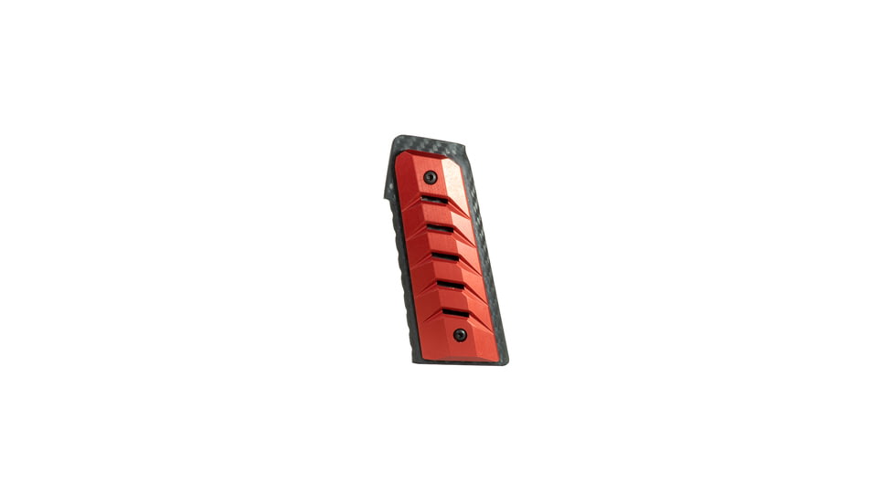 Timber Creek Enforcer Carbon Fiber Pistol Grip, Red Anodized, E CF PG R