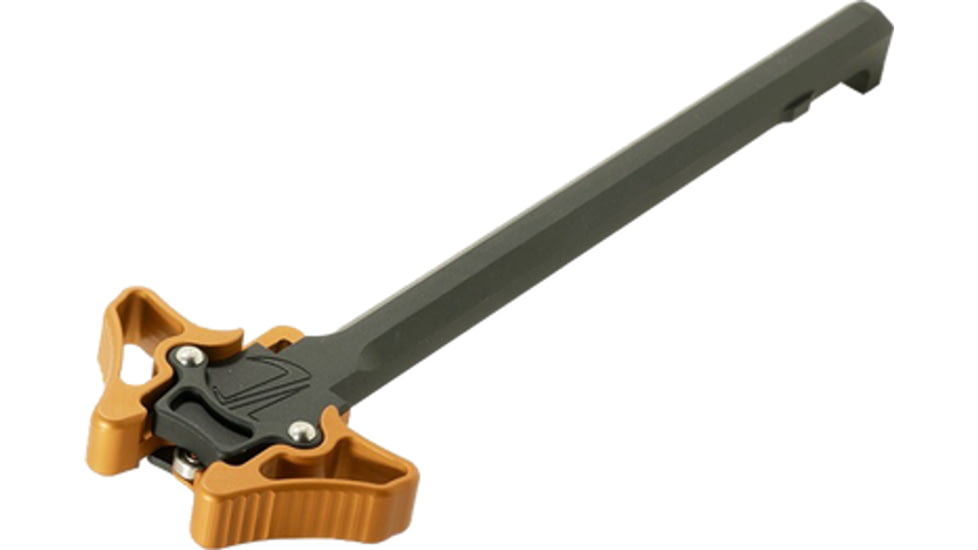 Timber Creek Enforcer Mini Charging Handle, AR15/M16, Ambidextrius, Orange, EM ambi CH OA