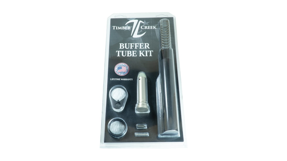 Timber Creek AR Buffer Tube Kit, Black, AR BTK BL