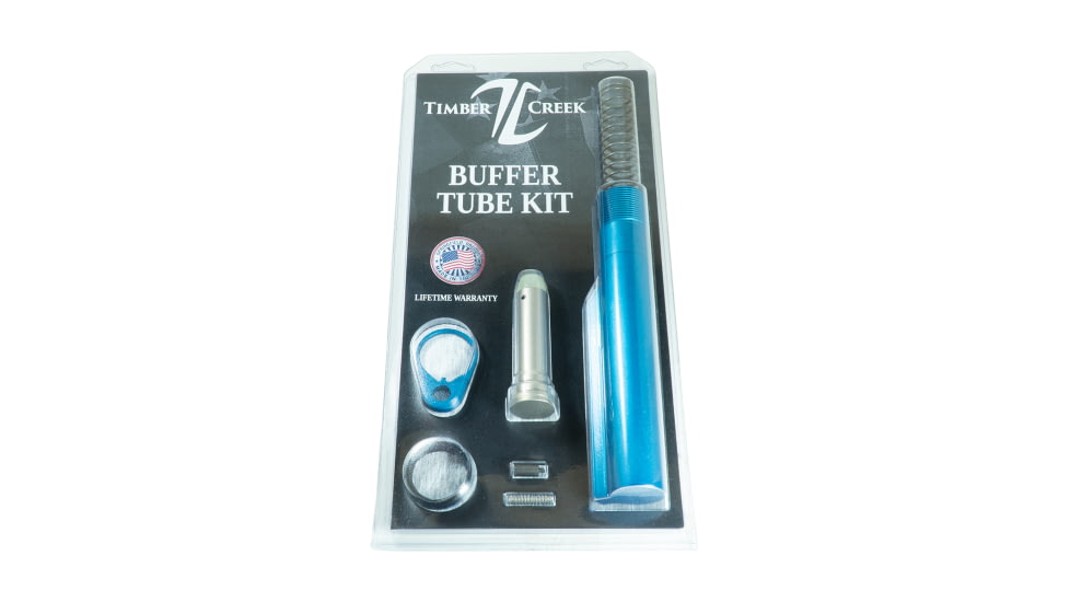 Timber Creek AR Buffer Tube Kit, Blue, AR BTK B