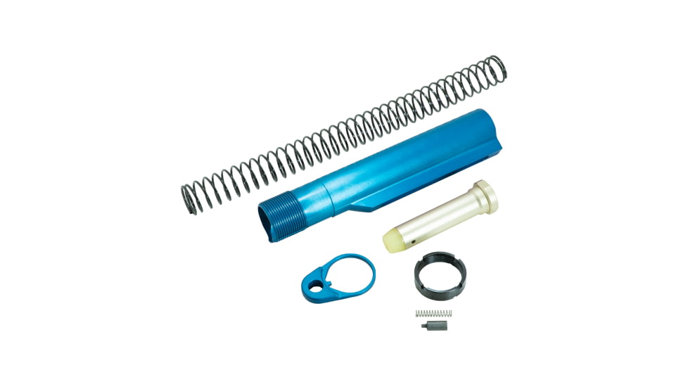 Timber Creek AR Buffer Tube Kit, Blue, AR BTK B