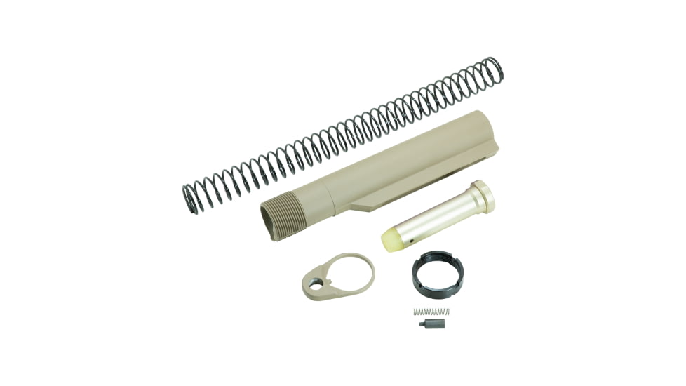 Timber Creek AR Buffer Tube Kit, Flat Dark Earth, AR BTK FDE