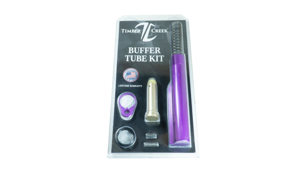 Timber Creek AR Buffer Tube Kit, Purple, AR BTK PPA