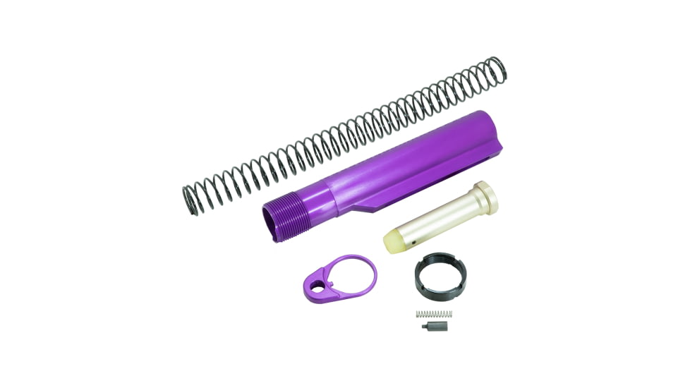 Timber Creek AR Buffer Tube Kit, Purple, AR BTK PPA