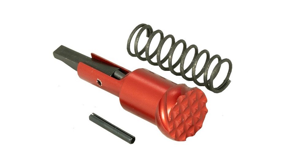 Timber Creek AR Forward Assist Assembly Kit, Red, AR15/10 Mil-Spen Uppers, AR FA R