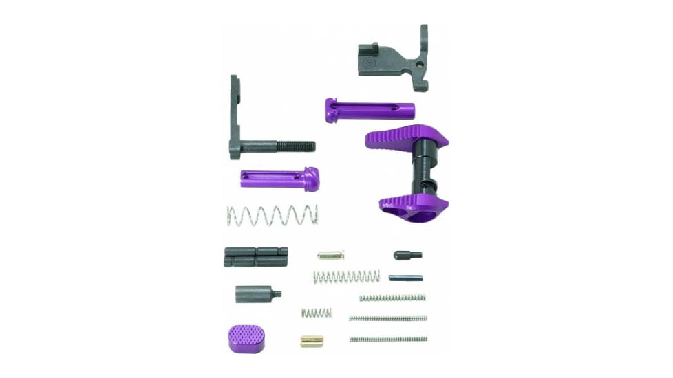 Timber Creek AR Lower Parts Kit, Purple, AR LPK PPA