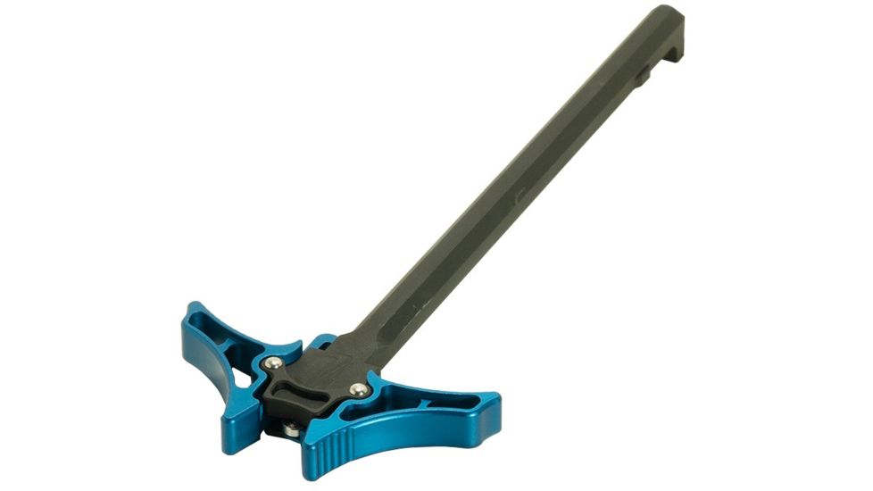 Timber Creek Enforcer AR-10 Oversized Ambidextrous Charging Handle for AR10/308 Platform, Blue, AR10 Ambi CH B