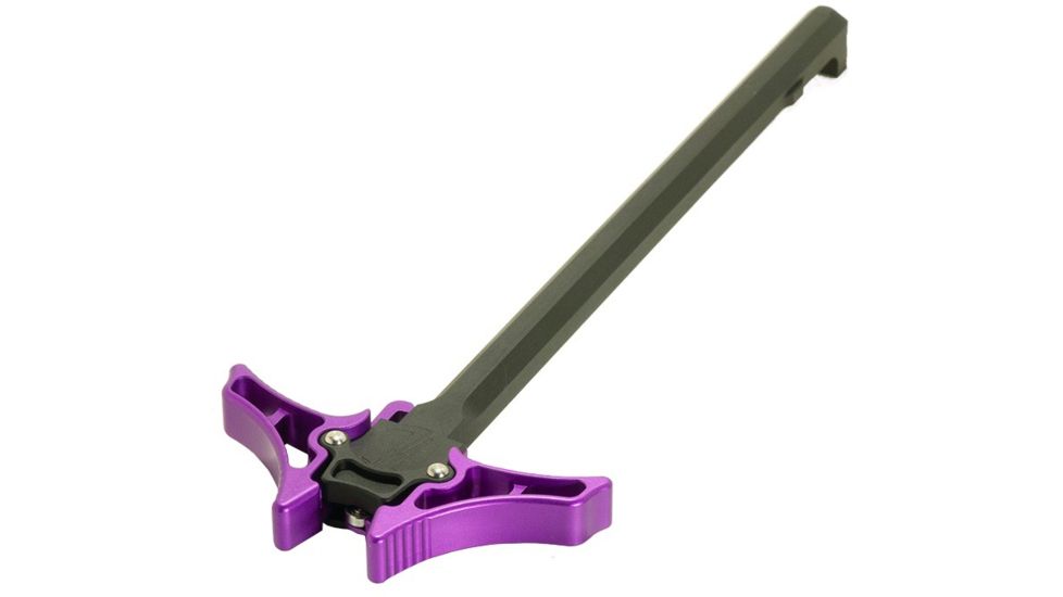 Timber Creek Enforcer AR-10 Oversized Ambidextrous Charging Handle for AR10/308 Platform, Purple, AR10 Ambi CH PPA
