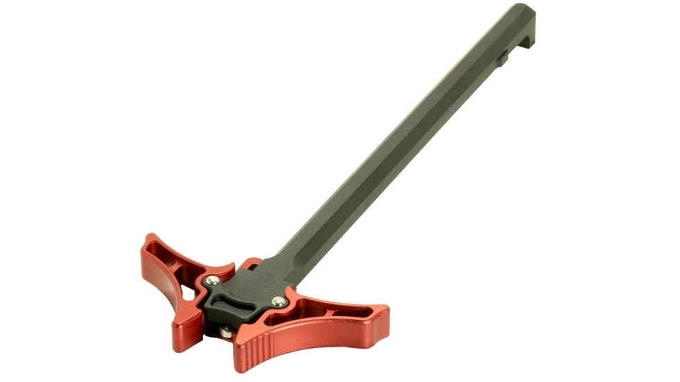 Timber Creek Enforcer AR-10 Oversized Ambidextrous Charging Handle for AR10/308 Platform, Red, AR10 Ambi CH R