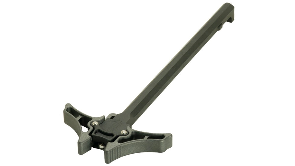 Timber Creek Enforcer AR-10 Oversized Ambidextrous Charging Handle for AR10/308 Platform, Tungsten, AR10 Ambi CH T