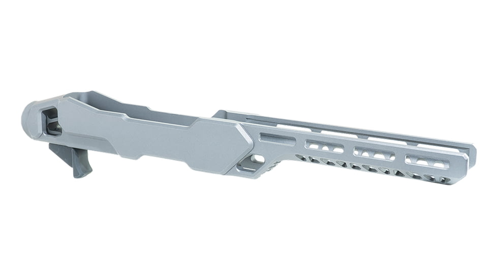 Timber Creek Outdoors Enforcer Rifle Chassis Tungsten Aluminum Fits Ruger 10/22 Compatible w/ MSR Buffer Tubes, ERC1022T