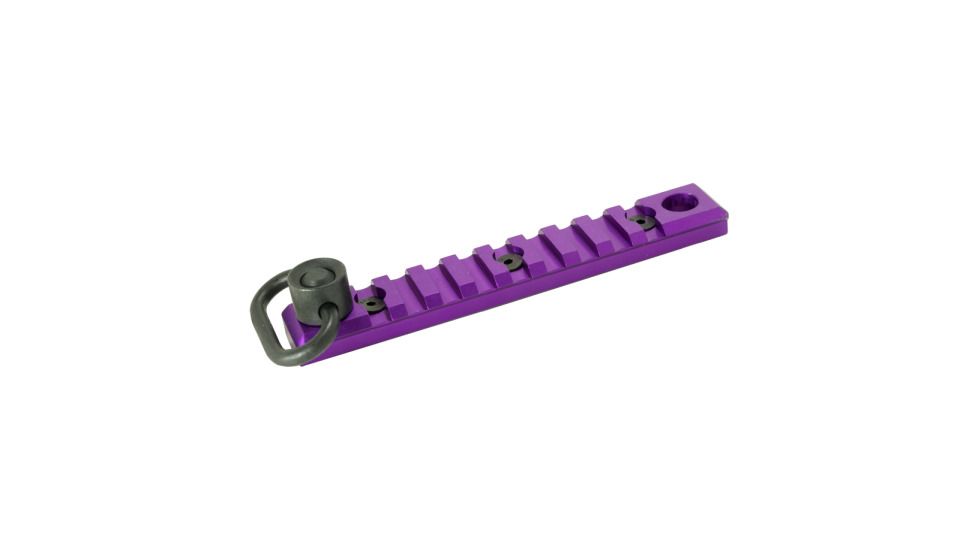 Timber Creek KeyMod 9 Slot Quick Disconnect Picatinny Rail Combo, Purple, 9 slot, K 9S QD PRC PPA