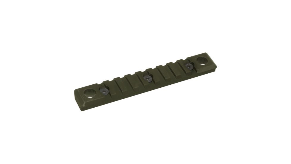 Timber Creek M-Lok 9 Slot Quick Disconnect Picatinny Rail, OD Green, M 9S QD PR OD