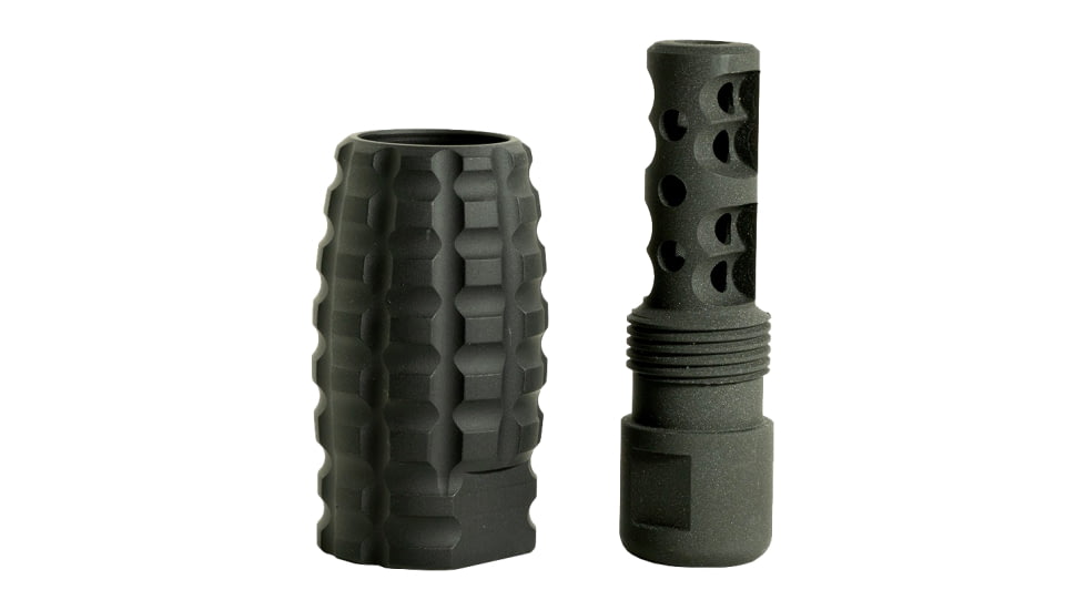 Timber Creek Muzzle Brake Combo .223/5.56, 1/2-28 Thread Pitch, Black, 223 MBC BL