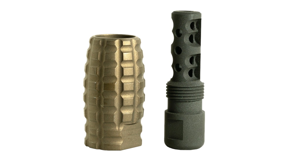 Timber Creek Muzzle Brake Combo .223/5.56, 1/2-28 Thread Pitch, Burnt Bronze, 223 MBC BB