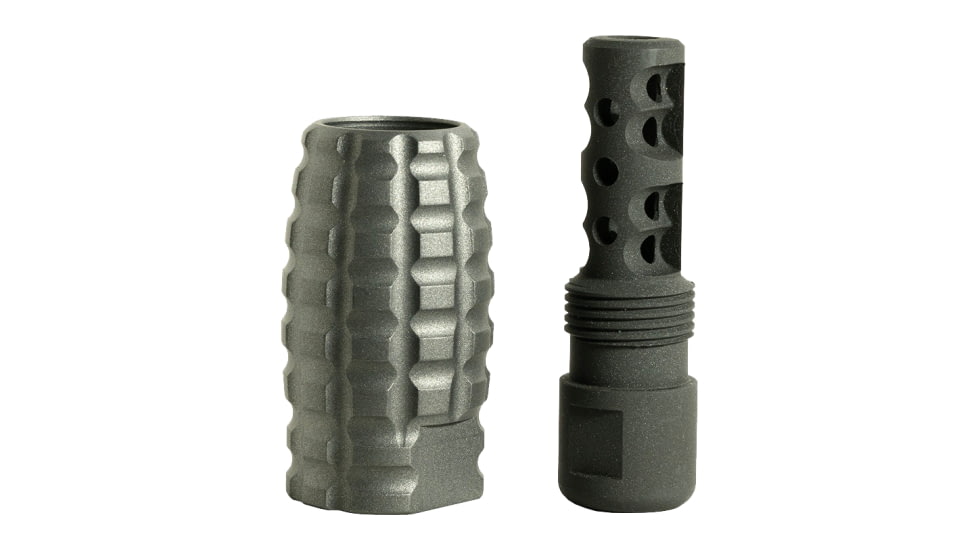 Timber Creek Muzzle Brake Combo .223/5.56, 1/2-28 Thread Pitch, Tungsten, 223 MBC T