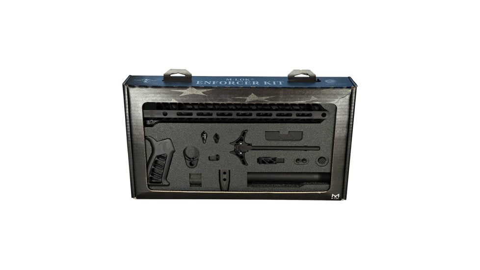 Timber Creek TCO Enforcer Complete Build Kit for AR-15, M-LOK, Ambidextrous, Black, Enforcer Kits BL