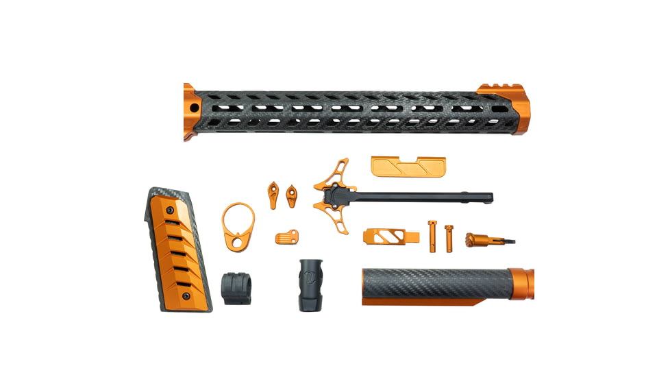 Timber Creek TCO Enforcer Carbon Fiber Kit, Orange Anodized, TC ECFK OA