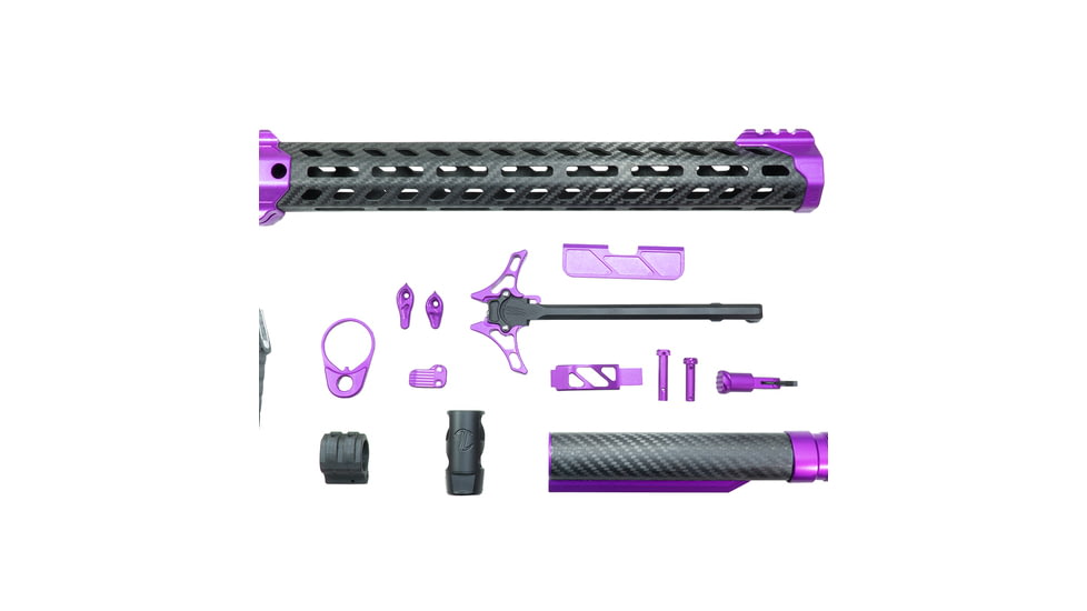 Timber Creek TCO Enforcer Carbon Fiber Kit, Purple Anodized, TC ECFK PPA