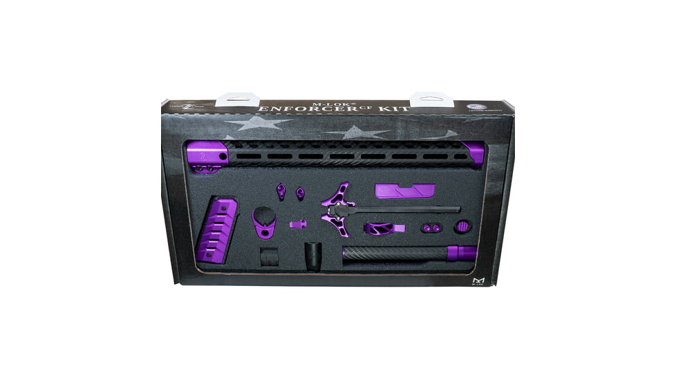 Timber Creek TCO Enforcer Carbon Fiber Kit, Purple Anodized, TC ECFK PPA