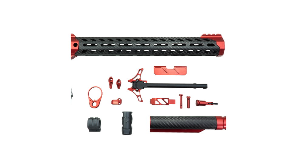 Timber Creek TCO Enforcer Carbon Fiber Kit, Red Anodized, TC ECFK R