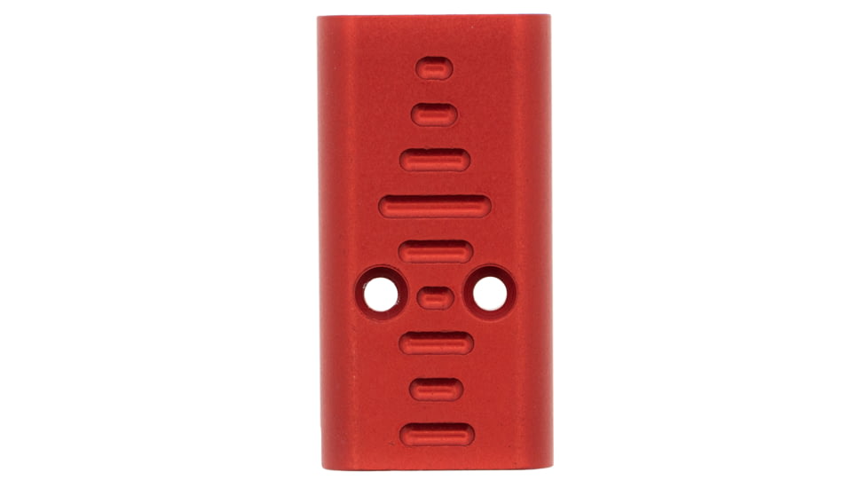 Timber Creek Glock 17/19/34 Gen 4-5 MOS Cover Plate, Red, GLMCPR