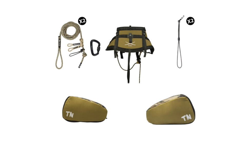 Timber Ninja Duel Saddle Starter Kit, Extra Large, Olive/Black, DSKXL97933