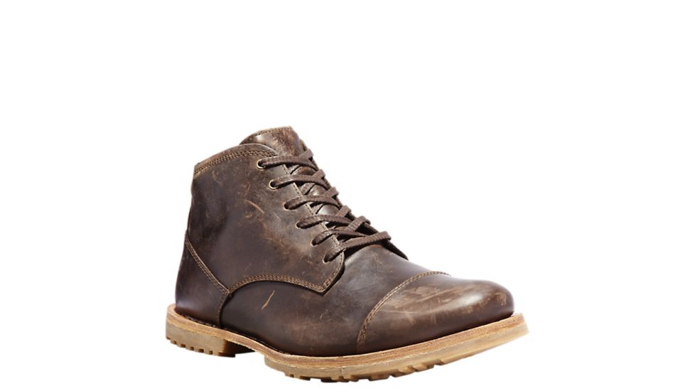 Timberland Bardstown Waterproof Cap Toe Chukka - Mens, Dark Brown Full-Grain, 12, TB0A27QE201-12-MED