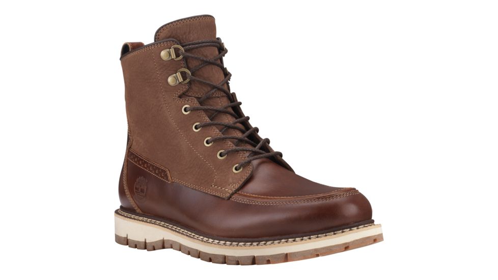 Timberland Britton Hill Waterproof Moc Toe Boot - Men's, Chestnut Quartz/Buttersoft, 10.5, TB0A1253214-10.5