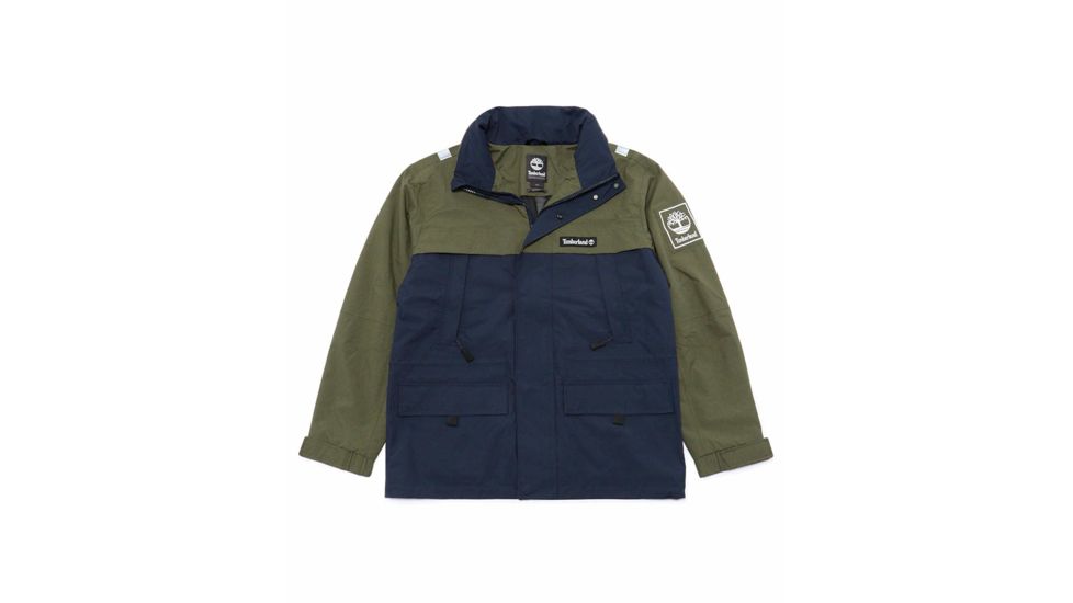 Timberland Colourblock Jacket - Mens, Black Iris / Grape Leaf, Medium, TB0A1N8AP40-BLKR/GRP LF-M