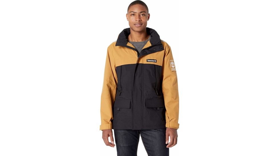 Timberland Colourblock Jacket - Mens, Black / Wheat Boot, Small, TB0A1N8AP56-BLK/WHT Boot-S