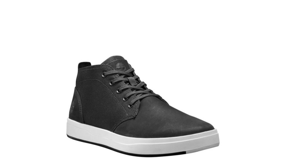Timberland Davis Square F/L Chukka Casual Shoes - Mens, Black Nubuck w/Cordora, Medium, 8.5, TB0A1OI5001-85-Medium