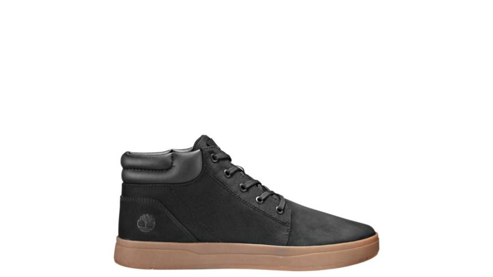 Timberland Davis Square F/L PT Chukka Casual Shoes - Mens, Black Nubuck w/Cordora, Medium, 13, TB0A1OH7001-130-Medium