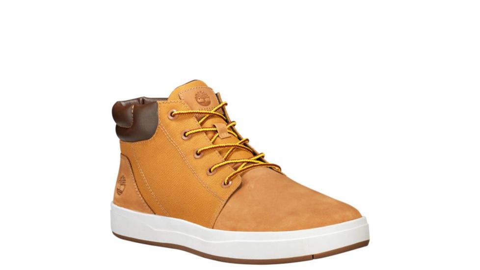 Timberland Davis Square F/L PT Chukka Casual Shoes - Mens, Wheat Nubuck w/Cordora, Medium, 13, TB0A1MHZ231-130-Medium