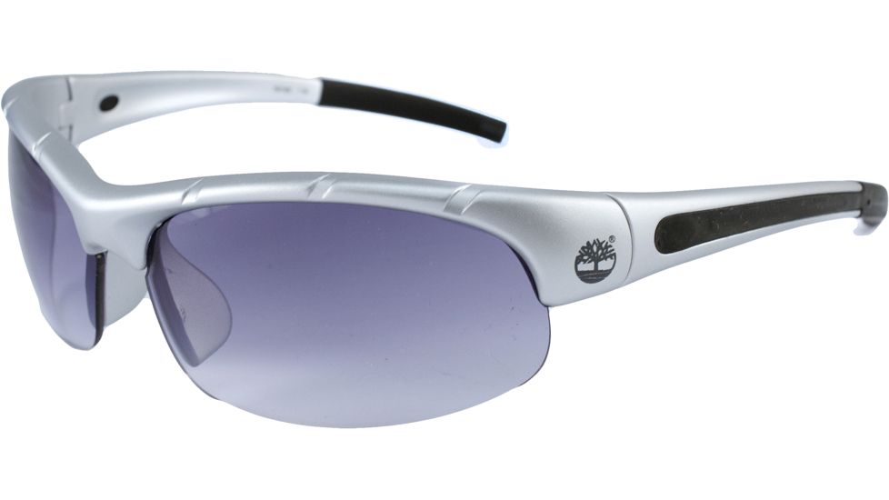 Timberland TB7068 Sunglasses, Silver Frame &amp; Smoke Grey Lens TB70680011B 