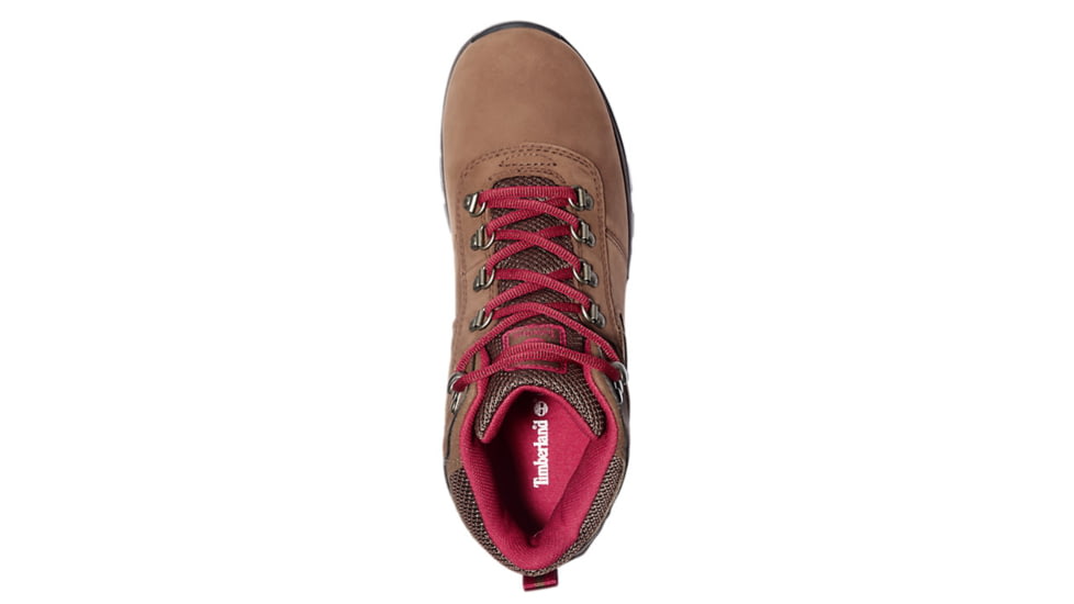 Timberland Mt. Maddsen Mid Leather Waterproof Boot - Womens, Rust Nubuck, 7, TB0A25MV643-7-MED