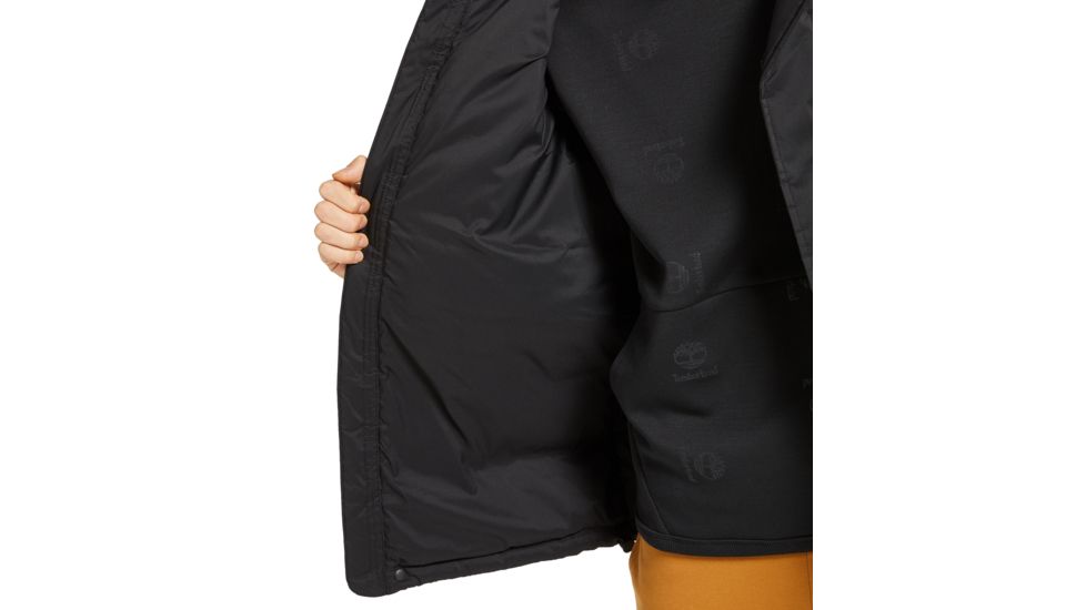 Timberland Outdoor Archive Puffer Jacket - Mens, Black-Wheat Boot, Large, TB0A1WYYP56-L