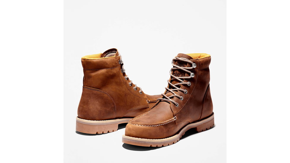 Timberland Redwood Falls Waterproof Moc-Toe Boot - Mens, Saddle, 9, Medium, TB1A2EDRF1309000M