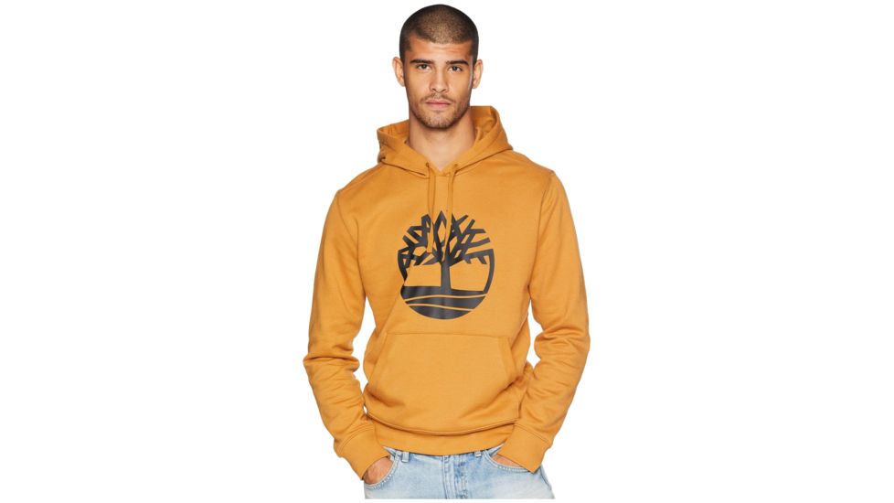 Timberland Seasonal Logo Hoodie Sweat - Mens, Wheat Boot Tree, Small, TB0A1N9BP51-WHT BTR-S