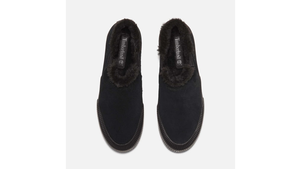 Timberland Skyla Bay 2.0 Warm Lined Low Slip On Sneaker - Womens, Black Suede, 10, Medium, TB0A2ABGEK410000M
