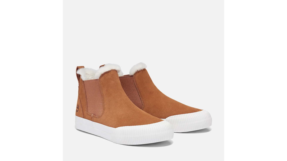 Timberland Skyla Bay 2.0 Warm Lined Mid Pull On Sneaker - Womens, Rust Suede, 7, Medium, TB0A2AEWEIZ07000M